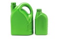 Big and small plastic lubrication oil containers