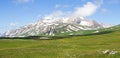 Big snowy mountain in Caucasian Nature Reserve