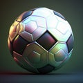 model of playing sports soccer ball design style.