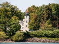 Big Sodus Lighthouse built in 1870 - lake view