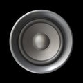 Big Speaker isolated Royalty Free Stock Photo