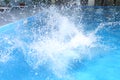 Big splash in pool