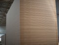 Big stack of MDF boards. Medium Density Fibreboard Royalty Free Stock Photo