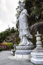 Big Standing Kuanyin statue at Chin Swee Temple, Genting Highland, Malaysia Royalty Free Stock Photo