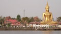 Big Statue Golden Buddha Royalty Free Stock Photo