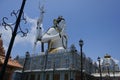 Big statue of Lord Shiva in  Char dham in Namchi Sikkim India Royalty Free Stock Photo