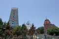 Big statue of Lord Shiva in  Char dham in Namchi Sikkim India Royalty Free Stock Photo