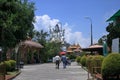 Big statue of Lord Shiva seen from the road in Char dham in Namchi Sikkim India