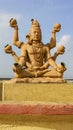 Big Statue of Lord Shiva, Somnath Temple, Gujarat,