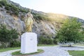 Big statue of St Mary on the road to the house of St virgin Mary