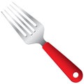 Big steel fork Royalty Free Stock Photo