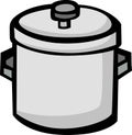 big stockpot vector illustration Royalty Free Stock Photo