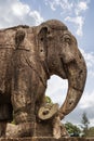 Big stone elephant statue at the Konark Sun Temple, Odisha, India