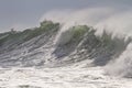 Stormy breaking waves Royalty Free Stock Photo