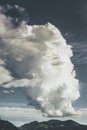 Big stormy cumulonimbus cloud moody style image Royalty Free Stock Photo