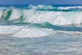 Big Stormy Ocean Waves Background Royalty Free Stock Photo