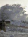 Big stormy wave splash Royalty Free Stock Photo