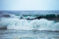Big stormy waves in Atlantic ocean in Tenerife, Spain Royalty Free Stock Photo