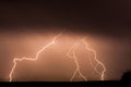 Big strike of lightning Royalty Free Stock Photo