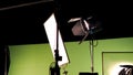 Big studio lighting kit 5000 watt with soft box Royalty Free Stock Photo