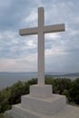 Big cross on top of Marjan Hill near Split, Croatia