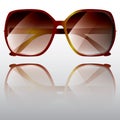 Big sunglasses Royalty Free Stock Photo