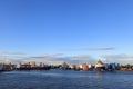 Big supply boats in Aberdeen harbor on 27 January 2016.