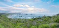 Big Sur beach cost area in foggy weather, California, Highway No 1 Royalty Free Stock Photo