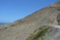 Big Sur Central Coast California gorgeous coastline mud creek slide Royalty Free Stock Photo