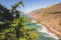 Big Sur at Ragged Point, California Coastline. Royalty Free Stock Photo