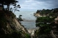 Beautiful Beach View along the Coastline of Big Sur near Carmel - California, USA Royalty Free Stock Photo