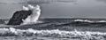 Big Sur wave Royalty Free Stock Photo