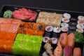 Big sushi set Royalty Free Stock Photo