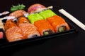 Big sushi set Royalty Free Stock Photo