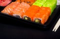 Big sushi set Royalty Free Stock Photo