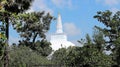 Big and tall apex white buddhist pagoda