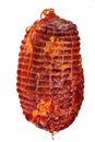 Big tasty smoked ham. Royalty Free Stock Photo