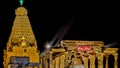 Big Temple ThanjavurBrihadeeshwara Temple (Peruvudaiyar Kovil) at night, Unesco world heritage site, Tamilnadu, India