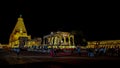 Big Temple ThanjavurBrihadeeshwara Temple (Peruvudaiyar Kovil) at night, Unesco world heritage site, Tamilnadu, India