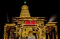 Big Temple Thanjavur Brihadeeshwara Temple (Peruvudaiyar Kovil) at night, Unesco world heritage site, Tamilnadu, India