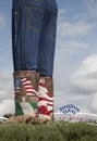 Big Tex boots at State Fair Texas Royalty Free Stock Photo