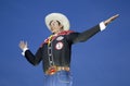 Big Tex at Fair Park night Royalty Free Stock Photo