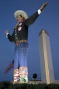 Big Tex on Fair Park night Texas Dallas