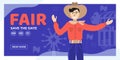 Big Tex and State Fair Illustration Royalty Free Stock Photo