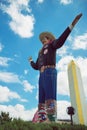 Big Tex statue standing tall at Fair Park Royalty Free Stock Photo