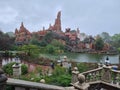 Big Thunder Mountain in Disneyland Park - DisneyLand Paris Royalty Free Stock Photo