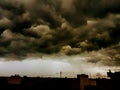 Big thunderstorm is waiting Royalty Free Stock Photo