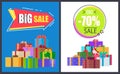 Big Total Sale - 70 Off Super Half Price Discounts Royalty Free Stock Photo