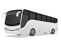 Big tour bus vector illustration Royalty Free Stock Photo