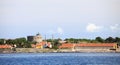 The Big Tower Christiansoe Bornholm Denmark Royalty Free Stock Photo